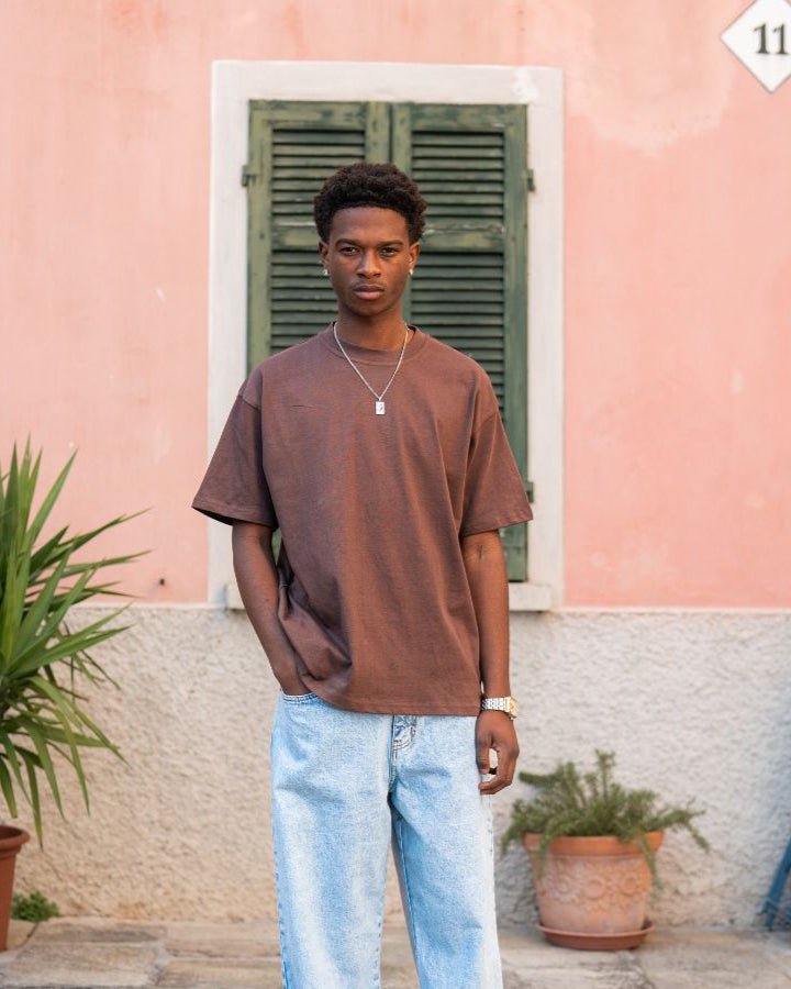 Blank T-shirt Brown | Skagen - clothing.dk